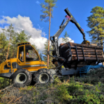 optimaalse suurusega forvarder FR48 veab langilt välja