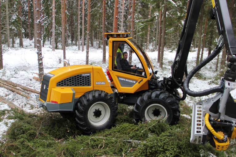 harvendusraie harvester Sampo Rosenlew HR46X