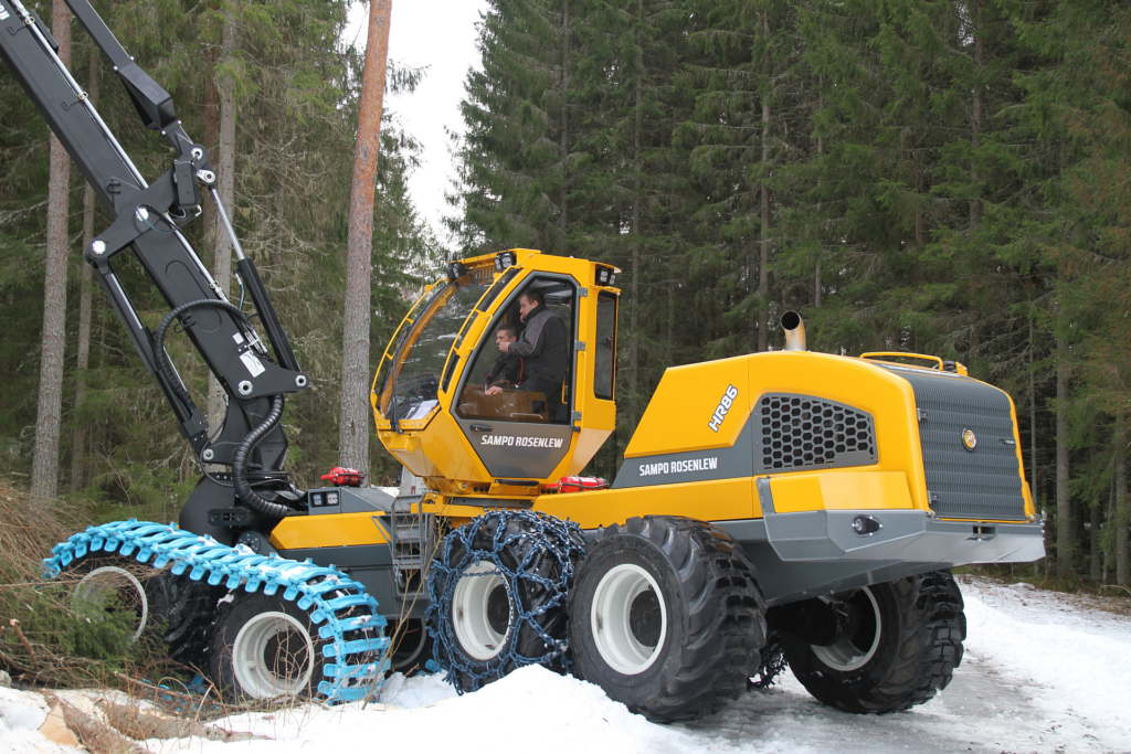 sampo rosenlew harvester HR86
