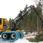 lintidega harvester HR86 langetab